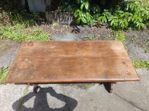 Walnut coffee table